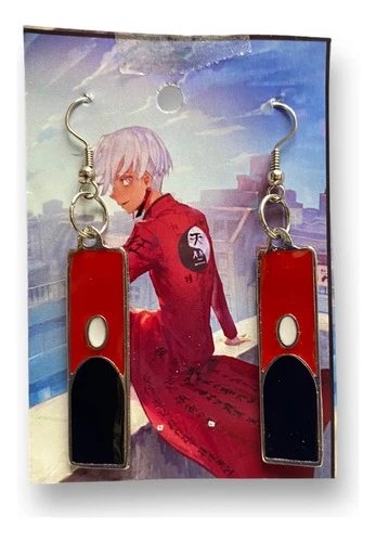 Caravana Mediana Metal Izana ( Tokyo Revengers ) Mundogeek Negro Con Rojo