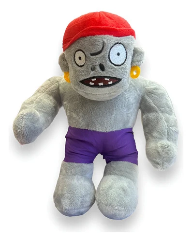 Peluche Zombie Gargantuar Plantas Vs Zombies ( Mediano) Gris