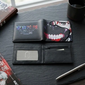 Billetera Tokyo Ghoul Con Relieve Mundogeek Negro Kaneki