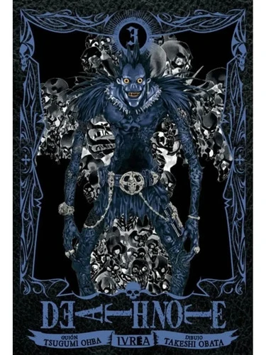 Manga Death Note Vol. 3 Ivrea Argentina