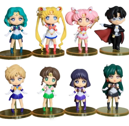 Figuras Sailor Moon Chibi De 9cm - Mundo Geek - Imagen 2