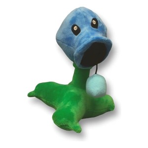 Peluche Planta Lanza Guisantes Hielo Plantas Vs Zombies Verde Con Azul