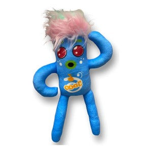 Peluche Mounstro Salchicha Celeste ( Grande ) Mundogeek Celeste