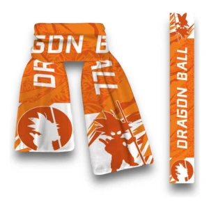 Bufanda Goku Dragon Ball Mundogeek Naranja Dragon Ball 160cm X 25cm