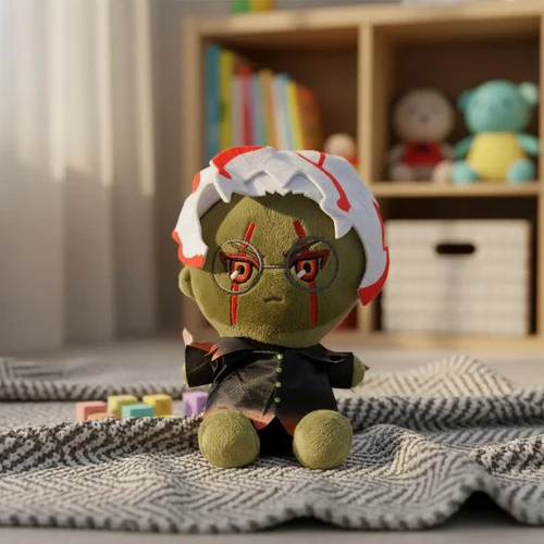 Peluche Figura Okarun Dan Da Dan Dandadan 20cm Verde - Imagen 2