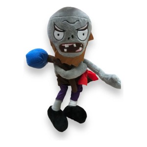 Peluche Mediano Zombie Cavernicola 30cm ( Plantas Vs Zombies Gris