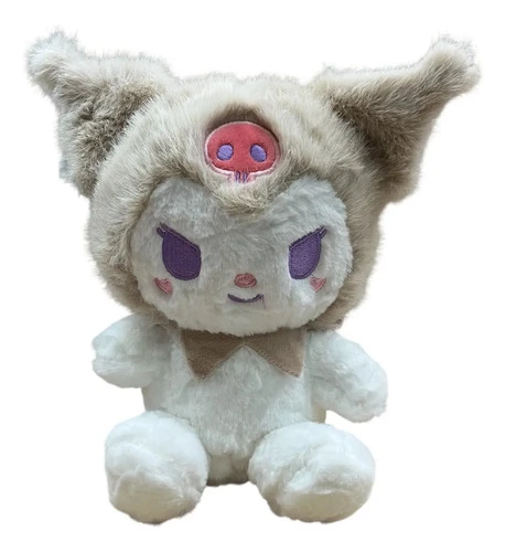 Peluche De Felpa Kuromi Sanrio 25cm Mundogeek Blanco