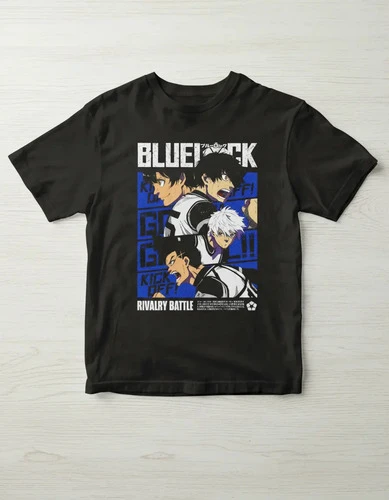 Remera Anime Bluelock Nagi Isagi Chiguiri Barou - Imagen 3