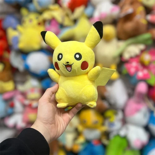 Peluche Pokemon Pikachu Anime 23cm Amarillo - Imagen 4