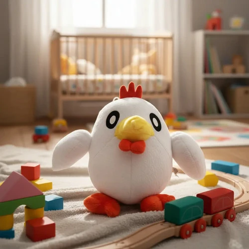 Peluche De Felpa Juego Palworld Chikipi 20cm Blanco - Imagen 2