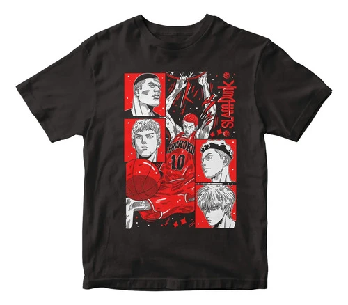 Remera Camiseta Anime Slam Dunk Hanamichi Mundogeek