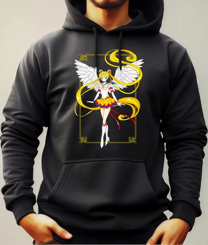 Buzo Canguro Con Capucha Anime Sailor Moon Mundogeek - Imagen 2