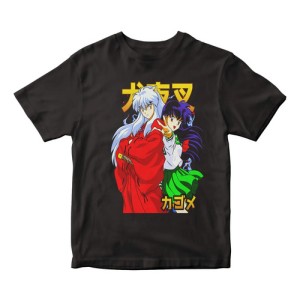 Remera Camiseta Anime Inuyasha Y Kagome Mundogeek