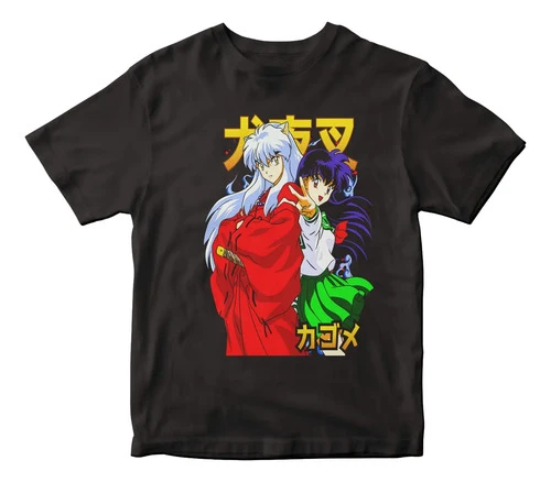 Remera Camiseta Anime Inuyasha Y Kagome Mundogeek