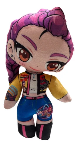 Peluche Huntrix Rumi Kpop Demon Hunter Las Guerreras Kpop Violeta