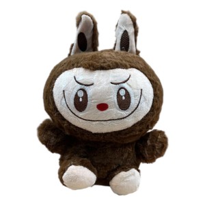 Peluche De Felpa Labubu Marrón 25cm Mundogeek Marrón
