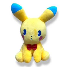 Peluche De Felpa Pikachu Con Moño 25cm Mundogeek Amarillo