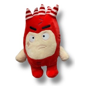 Peluche De Felpa Oddbods Rojo 20 Cm Mundogeek Rojo