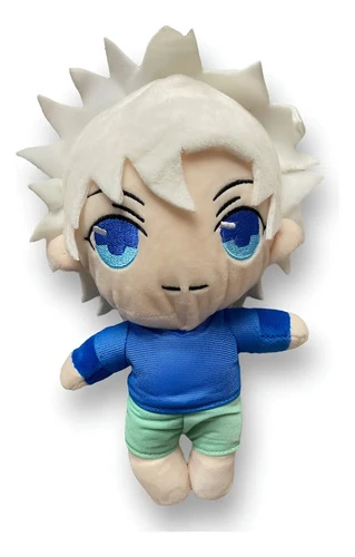 Peluche Killua Hunter X Hunter ( Mediano ) Mundogeek Azul Con Blanco