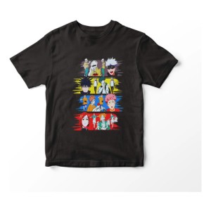 Remera Anime Jujutsu Kaisen Negro Anime Jujutsu Kaisen Xxl Estampa Localizada Lost In Paradise