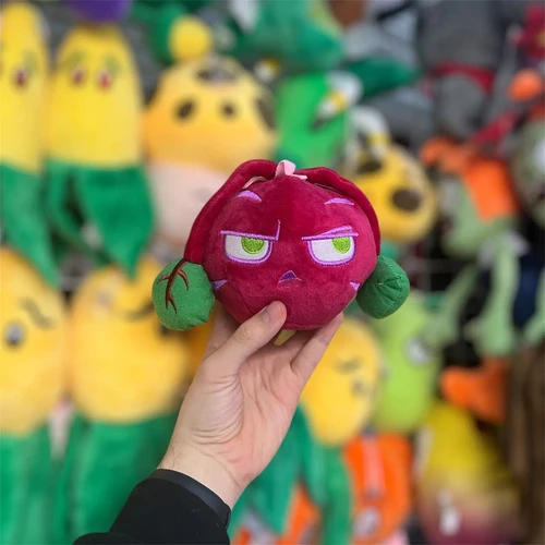 Peluche Planta Remolacha Plantas Vs Zombies ( Mediano ) Rojo - Imagen 2