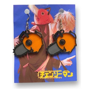 Caravana Mediana Plastico Pochita ( Demon Slayer ) Mundogeek Naranja