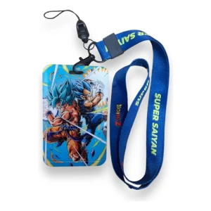 Porta Boletera Documentos Stm Goku Y Vegeta - Mundo Geek Azul