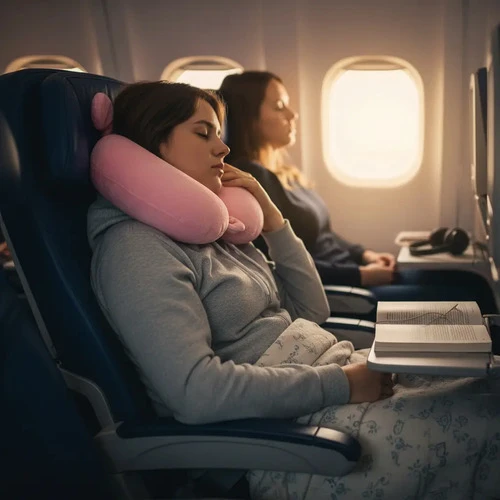 Almohada Peluche Viaje Cervical My Melody Kuromi Mundo Geek Rosado - Imagen 3