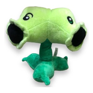 Peluche Medi Planta Lanza Guisantes Doble Planta Vs Zombies Verde