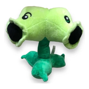 Peluche Medi Planta Lanza Guisantes Doble Planta Vs Zombies Verde