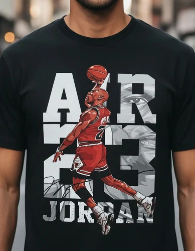 Remera Mundo Geek Jordan Unisex Casual Manga Corta - Imagen 3