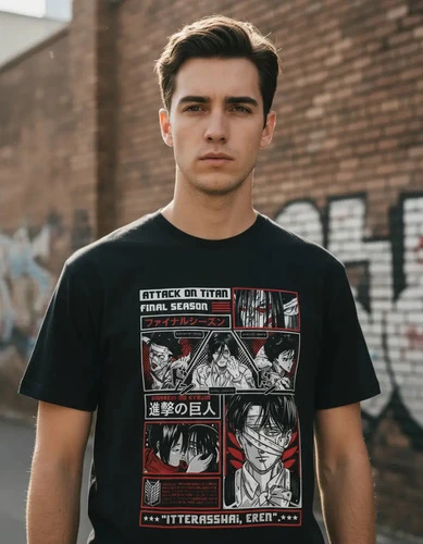 Remera Anime Eren Attack On Titan