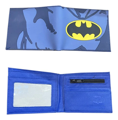Billetera Batman (dc) Mundogeek Azul Batman