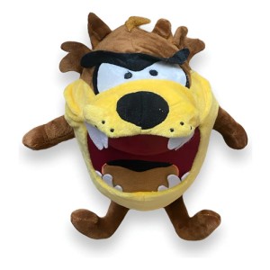 Peluche Mediano Demonio De Tasmania 25cm Mundogeek Marrón