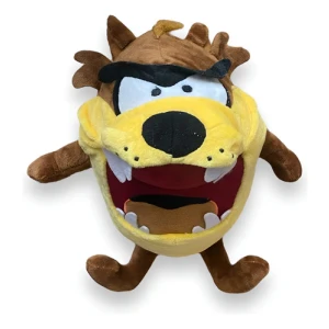 Peluche Mediano Demonio De Tasmania 25cm Mundogeek Marrón