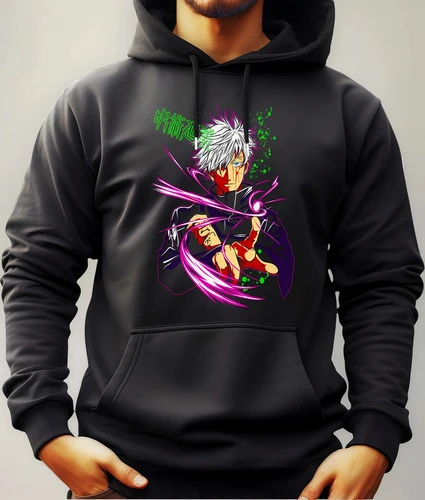Buzo Canguro Con Capucha Anime Gojo Jujutsu Kaisen Mundogeek - Imagen 2