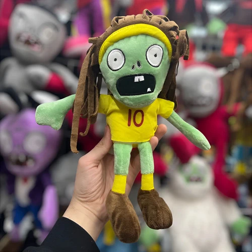 Peluche Zombie Ronaldinho Plantas Vs Zombies ( Mediano ) Amarillo Con Gris