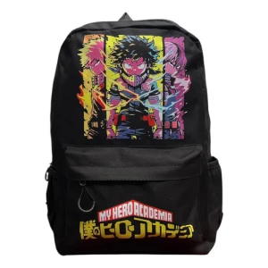 Mochila Escolar Grande Boku No Hero My Hero Academy Negro