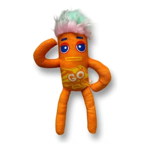 Peluche Mounstro Salchicha Naranja ( Grande ) Mundogeek Naranja