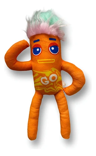 Peluche Mounstro Salchicha Naranja ( Grande ) Mundogeek Naranja