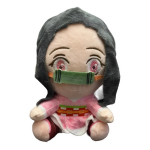 Peluche Anime Nezuko Demon Slayer Kimetsu No Yaiba 22cm Rosa