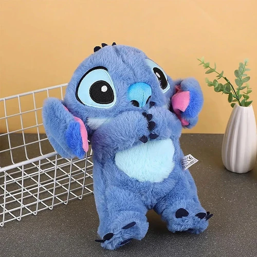 Peluches Stitch Que Respira Y Alivia La Ansiedad Con Sonido Azul - Imagen 5