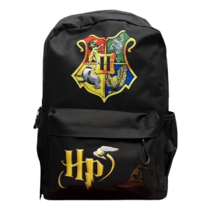 Mochila Escolar Grande Harry Potter Negro