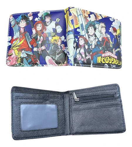 Billetera Personajes Anime Boku No Hero My Hero Academy Azul