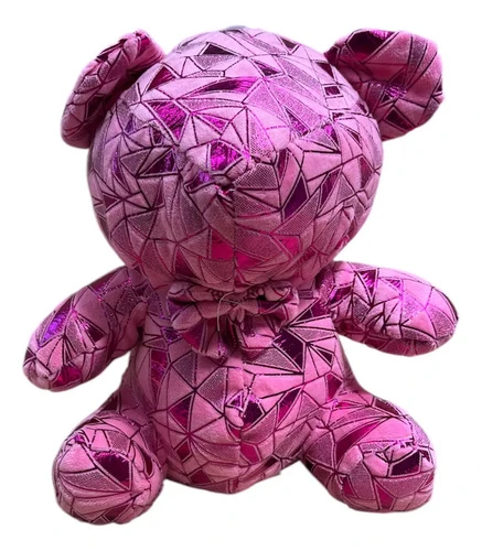 Peluche De Felpa Oso Brillante 25cm Mundogeek Violeta