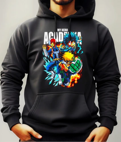 Buzo Canguro Con Capucha Anime Boku No Hero Mundogeek - Imagen 2