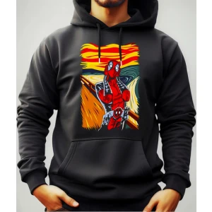 Buzo Canguro Con Capucha Pelicula Deadpool Mundogeek
