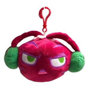 Peluche Llavero Planta Remolacha(plantas Vs Zombie Mundogeek Rojo