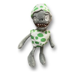 Peluche Zombie Huevo Plantas Vz Zombies ( Mediano  Mundogeek Verde Con Blanco