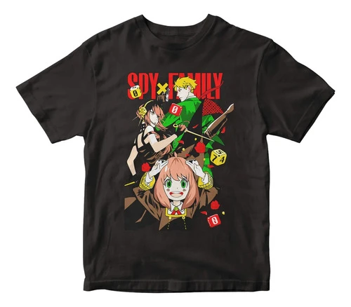 Remera Camiseta Anime Spy X Family Personajes Mundogeek